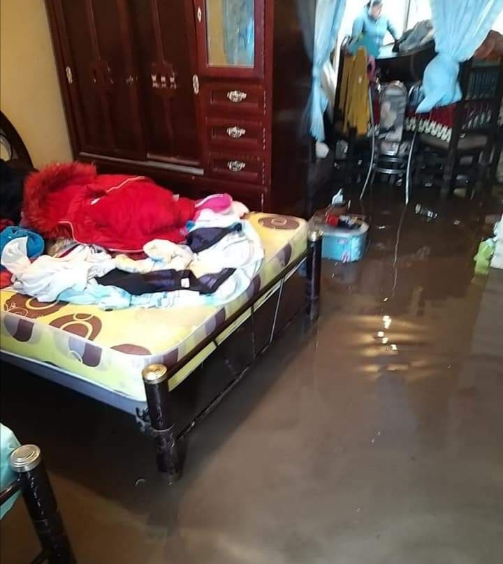 En Apan  Hidalgo 20 viviendas inundadas por lluvia. 