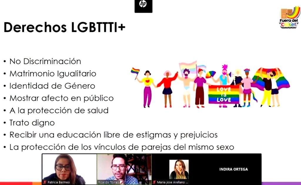 El CEMyBS imparte conferencia virtual sobre diversidad sexual y Derechos Humanos