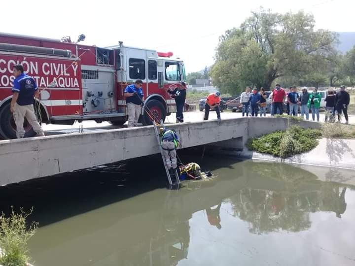Hombre desaparecido en Atitalaquia fue localizado ahogado en canal de aguas negras. 
