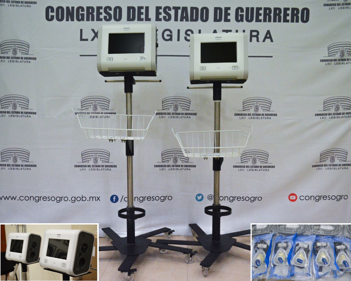 
Dona Congreso local 12 ventiladores médicos para la atención de Covid-19 en hospitales del estado