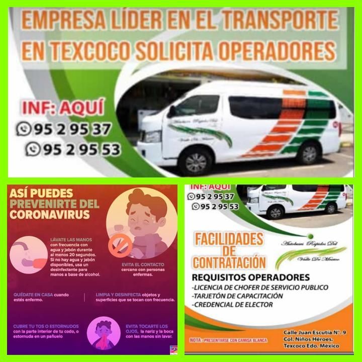 La empresa Autobuses rápidos del Valle de México solicita operadores responsables y con ganas de trabajar