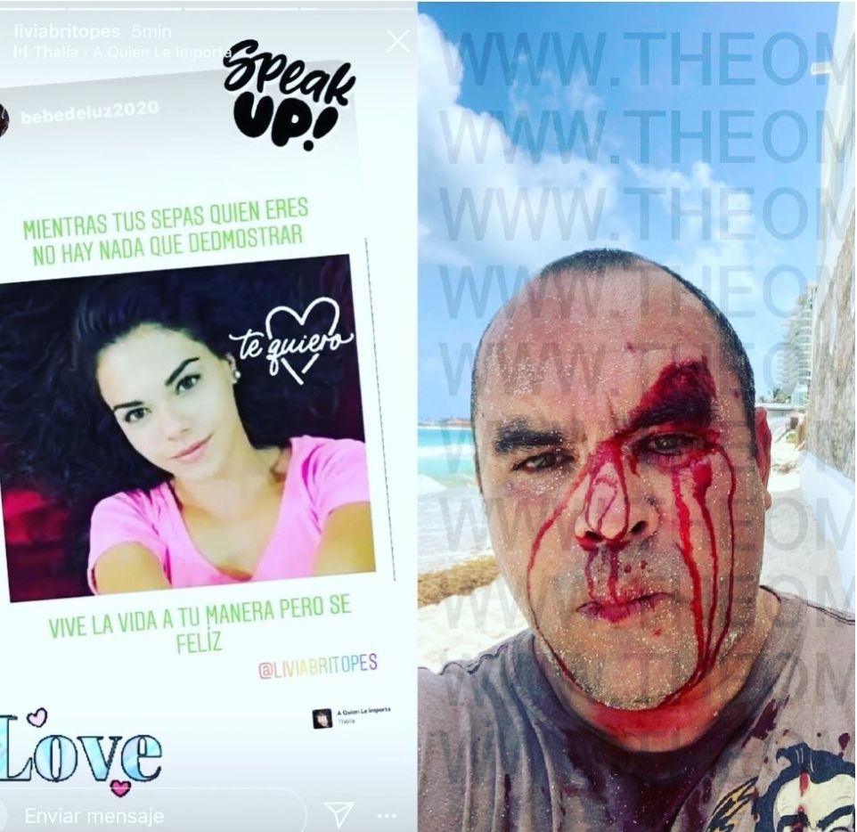 Livia Brito agredió a un "paparazzi" en Cancún