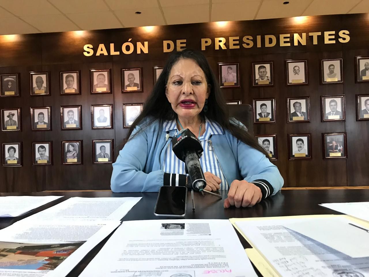 Olga Feliciana Medina Serrano edil  de La Paz: dio a conocer que a recibido amenazas de muerte para ella y su familia 