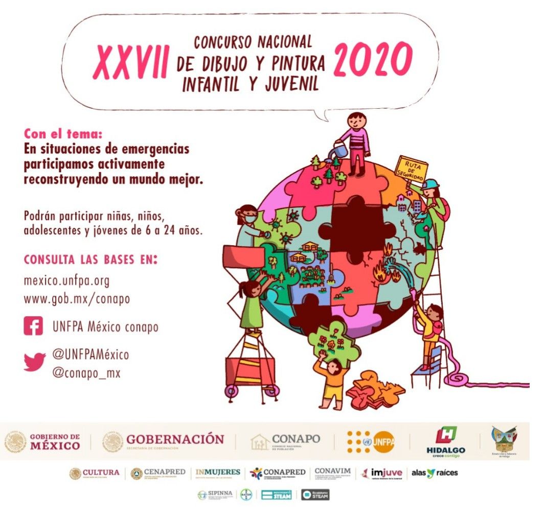 Lanza Hidalgo, convocatoria nacional de dibujo y pintura infantil y juvenil 2020 