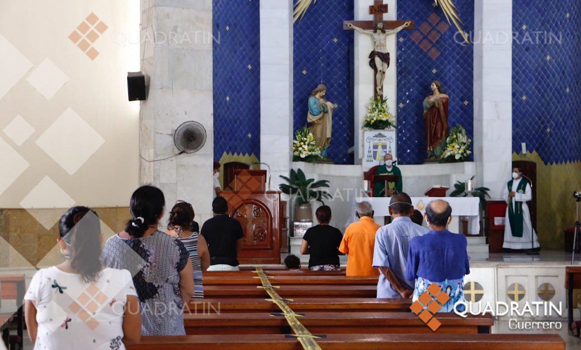 Catedral de Acapulco reabre sus puertas a los fieles