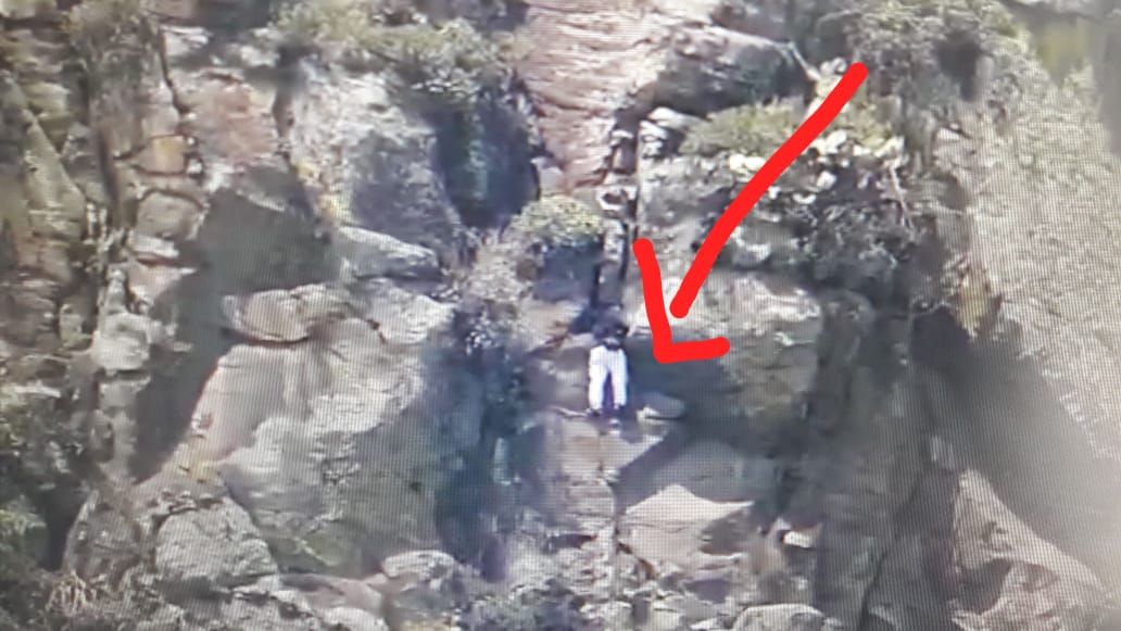 Fotógrafo cayó a un acantilado en cerro de La Purificación