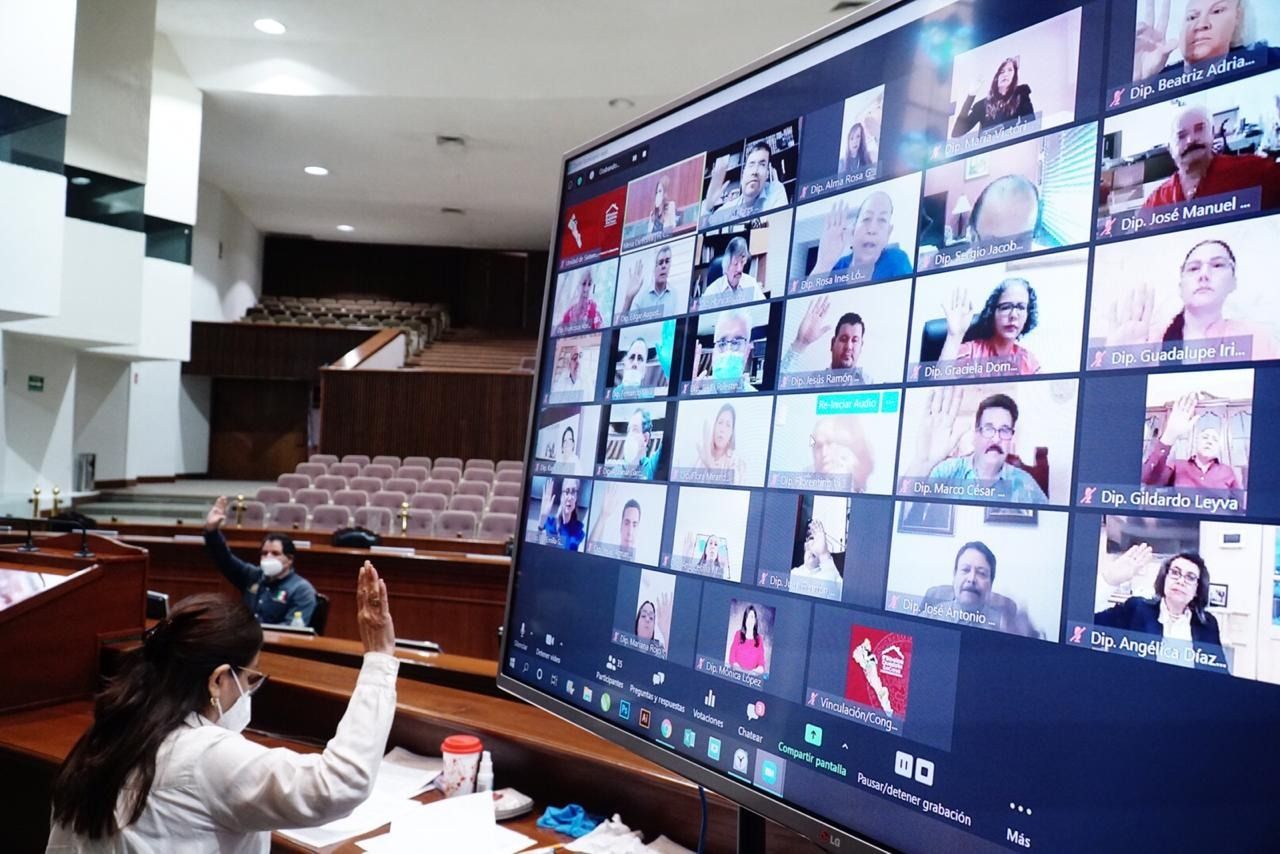 Tiene Congreso de Sinaloa primera sesión virtual
