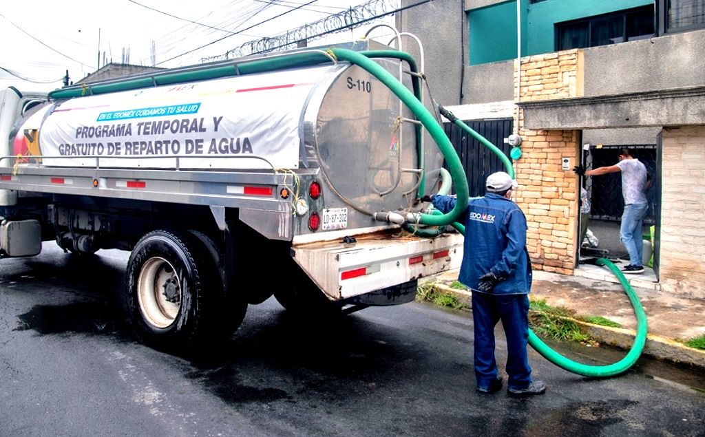 El GEM entrega cerca de 76 millones de litros de agua gratuita con operativos COVID-19 y corte del sistema Cutzamala