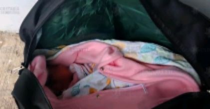 Dejan a bebé recién nacida dentro de una maleta en Chalco 