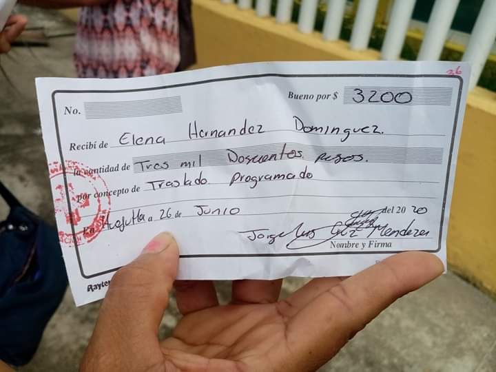 En  Huejutla Cruz Roja cobra 3500 pesos por traslado de paciente de bajos recursos 