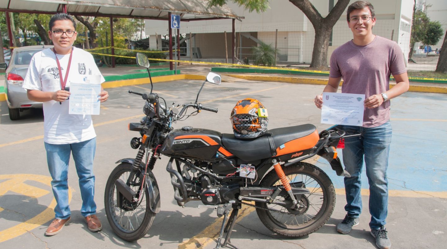 Diseñan politécnicos sistema antirrobo de motocicletas