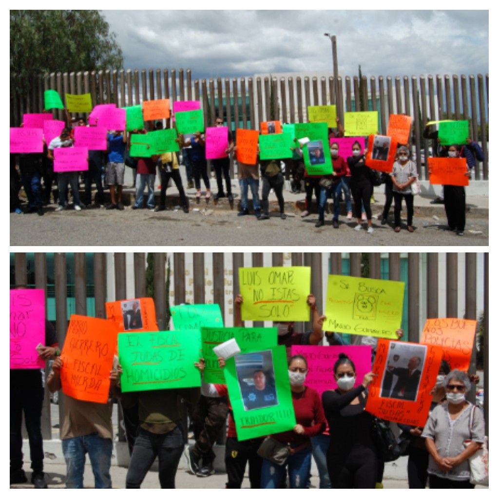 Familiares de policía de Ecatepec exigen su libertad, lo acusan de un delito que no cometió