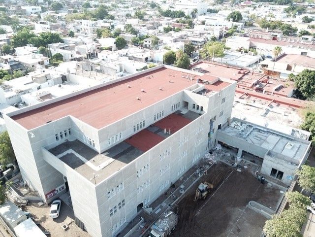Avanza un 80% la obra del nuevo edificio del Centro de Salud de Culiacán