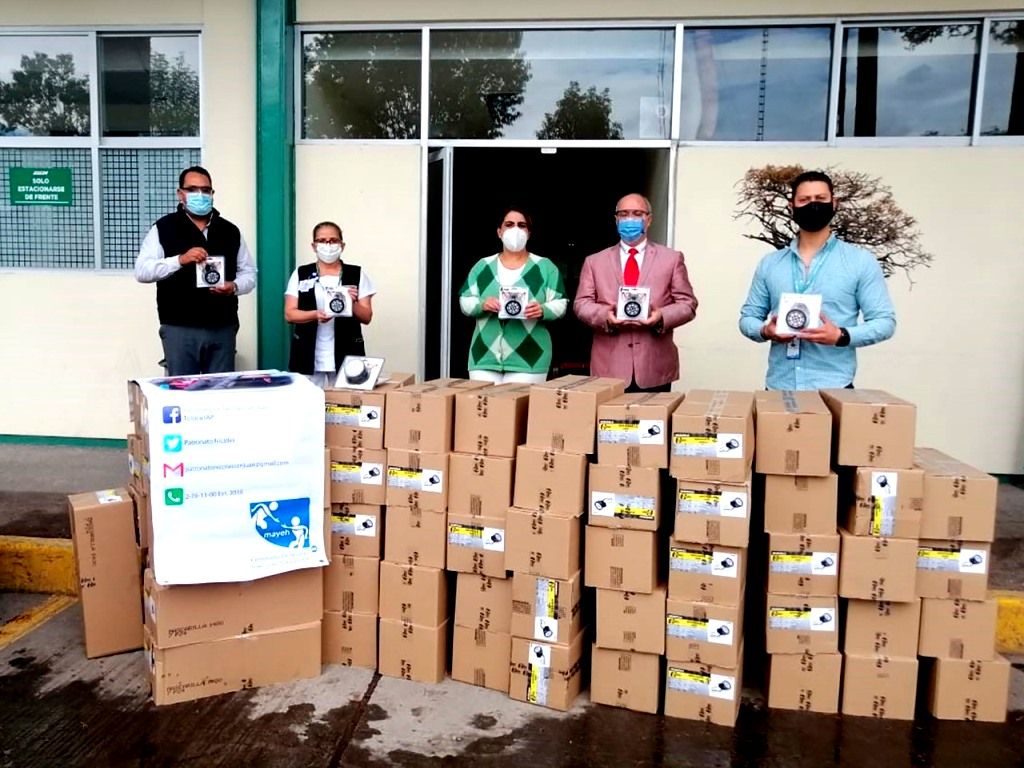 La JAPEM entrega donativo de mascarillas a hospitales Dr. Nicolás San Juan, de Toluca y General de Tenancingo. 