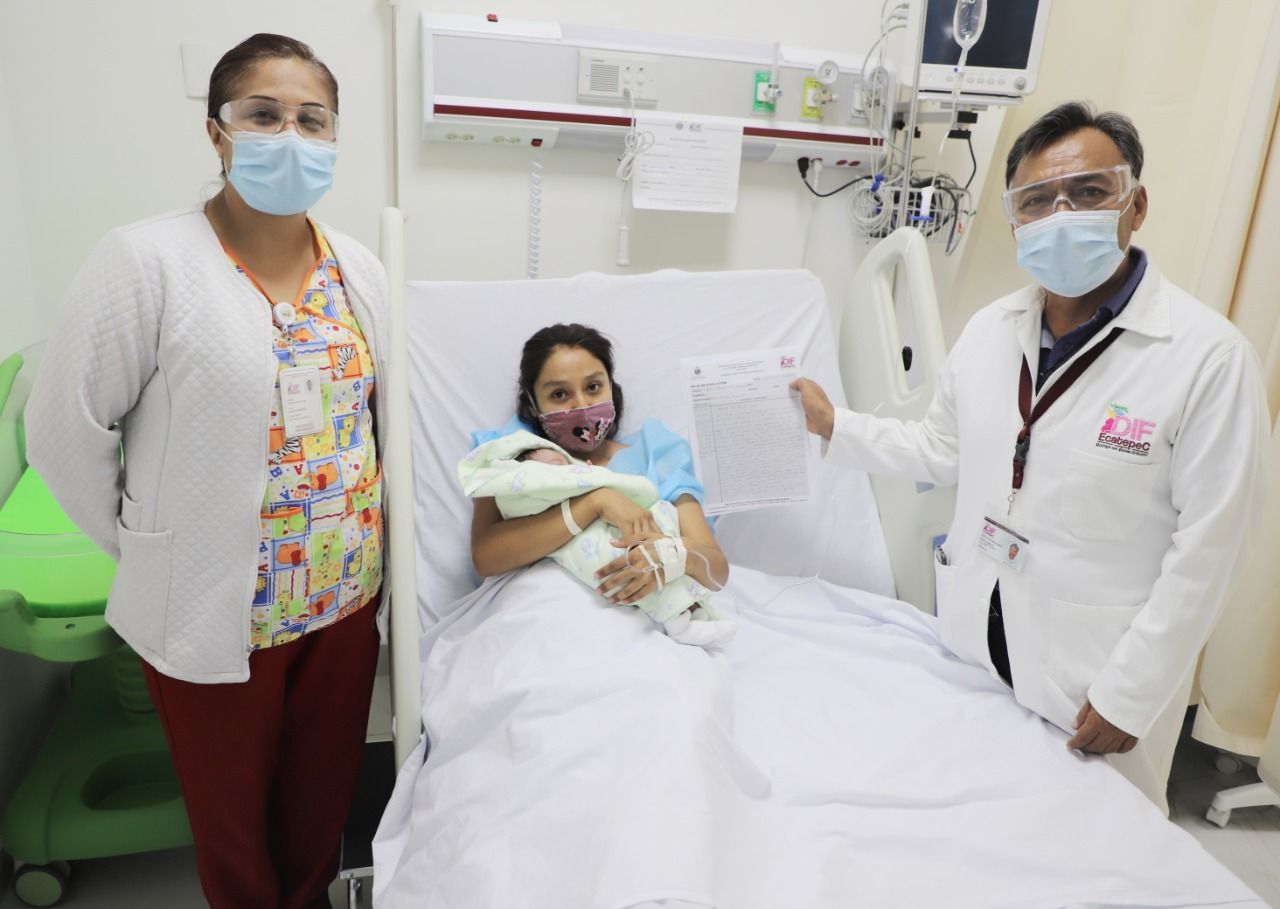 Buen inicio del gobierno de Ecatepec al nacer el primer bebé en la Clínica Materno Infantil ’Matilde Montoya’ del DIF de esta región mexiquense 

