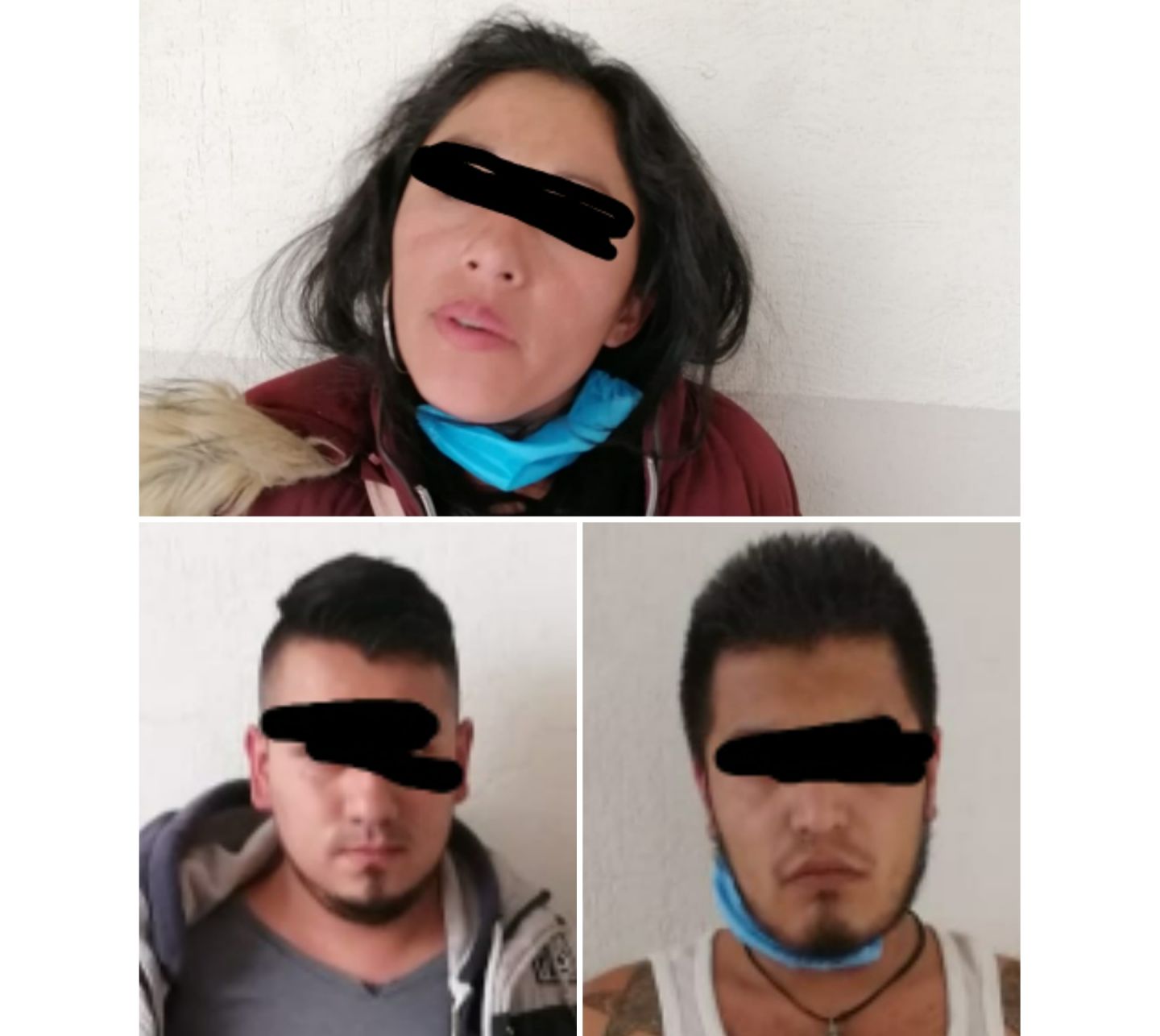 Tres detenidos en Texcoco por narcomenudista y detonaciones de arma de fuego