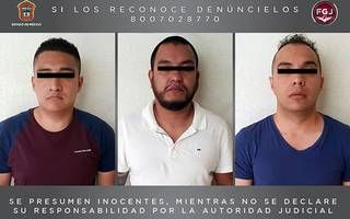 Tres delicuentes son procesados por delito de robo en Texcoco.