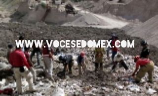 Trabajador de una mina en Texcoco fue encontrado sin vida al caerle encima arena materialista 