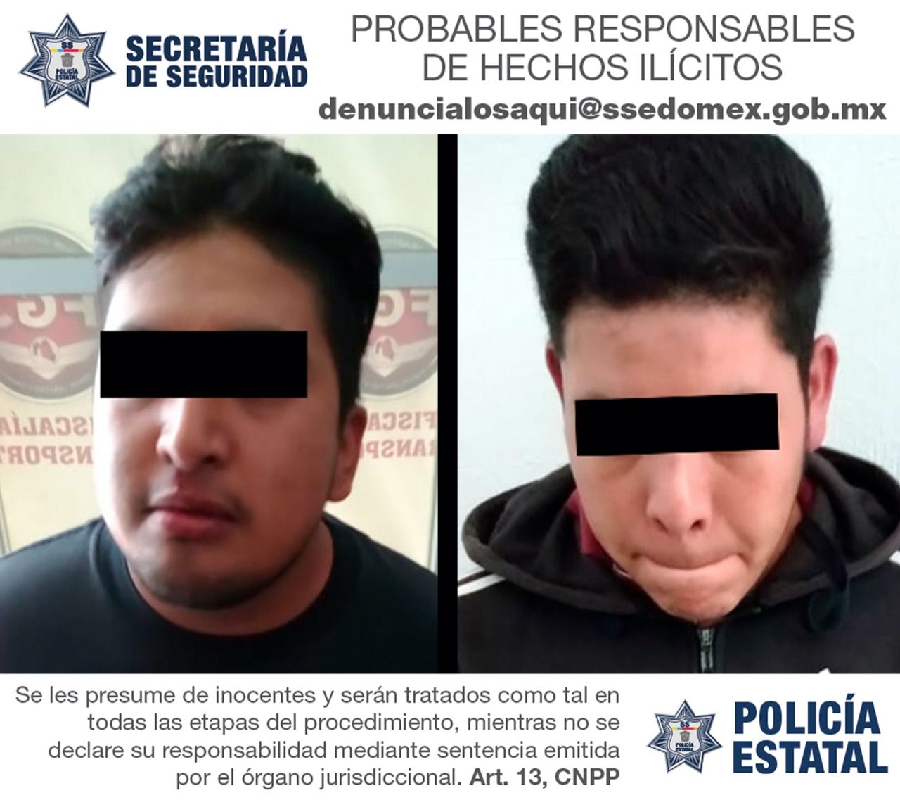 #Elementos de la policía estatal detienen a dos "rateros" en Ecatepec, recuperaron el botín 
