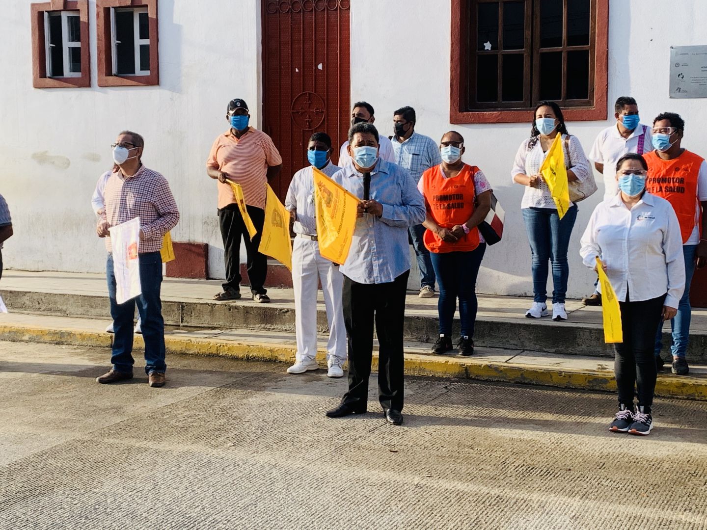 Arranca Tomás Hernández limpieza y sanitización de calles de San Marcos 