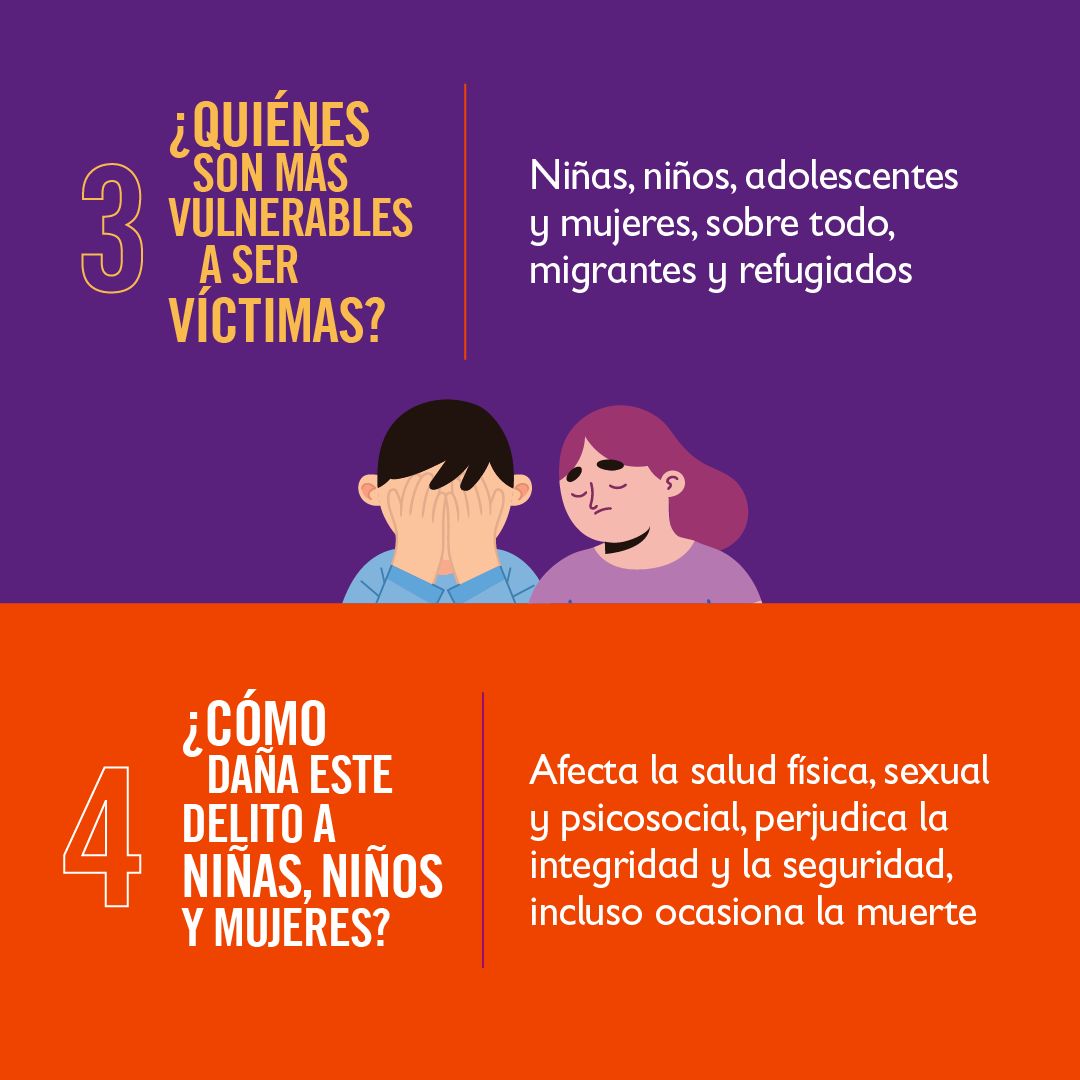 #Save The Children propone cinco acciones para disminuir la trata de personas
