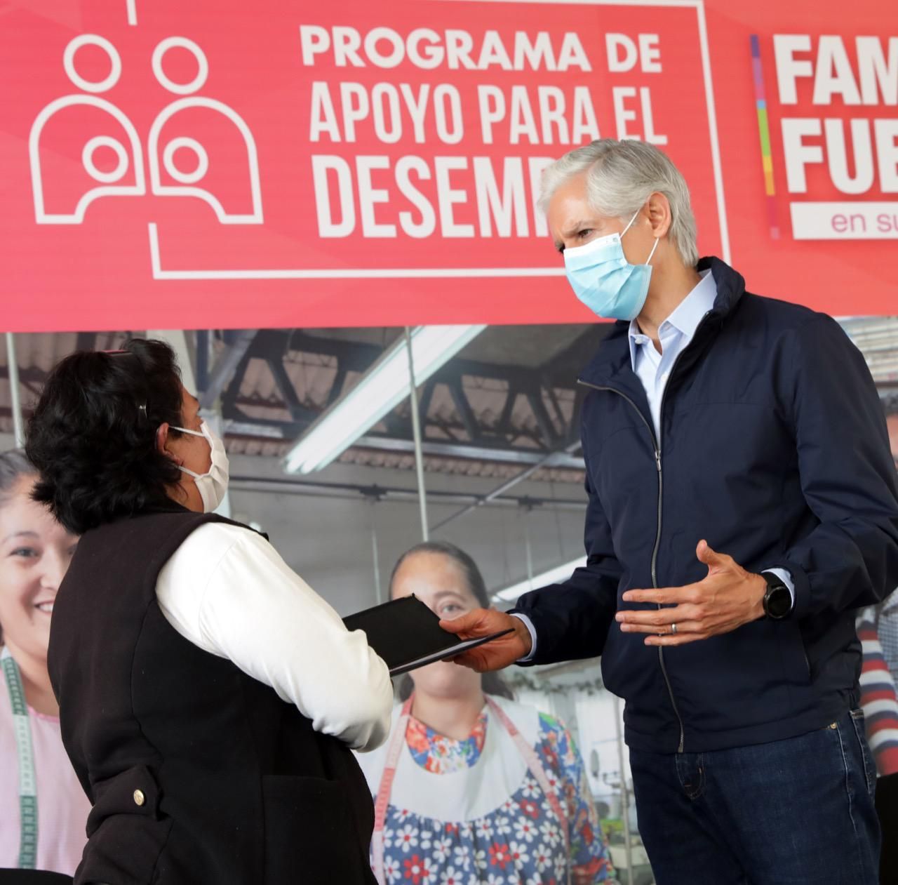 Programa de apoyo al desempleo permite reactivar economía familiar afectada por pandemia: Del Mazo 