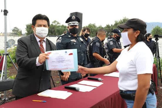 El Gobierno de Chicoloapan clausura el curso impartido a los nuevos elementos de Seguridad Pública: se suman 34 nuevos policías 