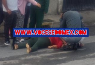 Matan a balazos a mujer en calles de Valle de Chalco