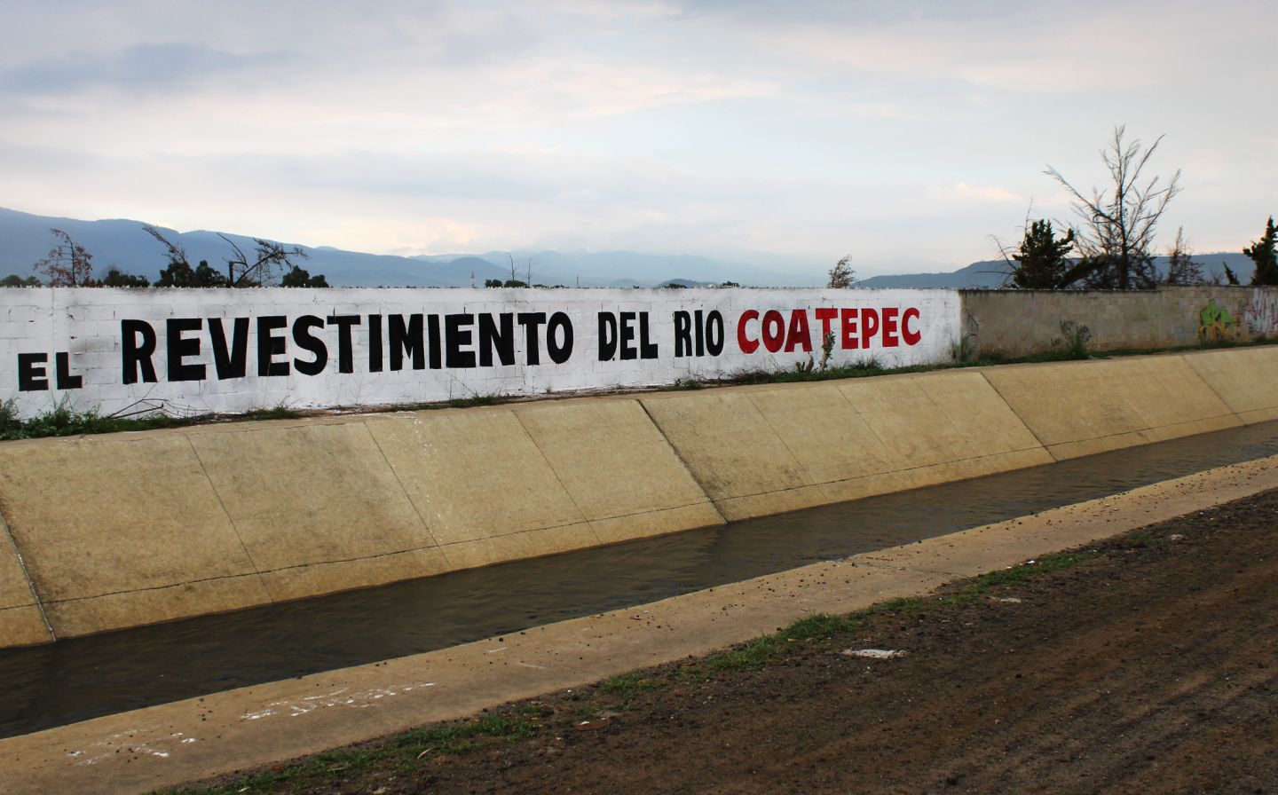 #En Chimalhuacán concluimos el revestimiento del Río Coatepec,  alcalde Jesús Tolentino