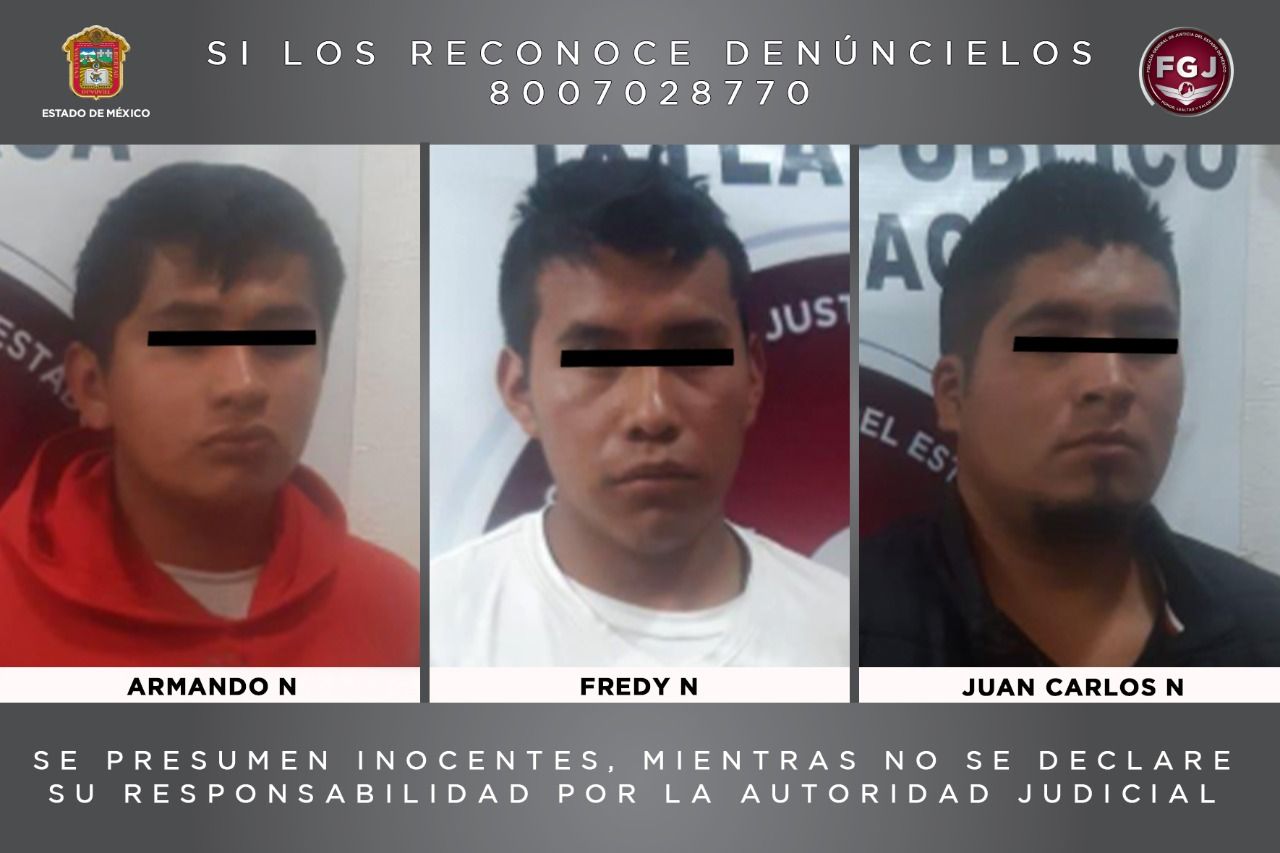 #Tambo a tres sujetos que violaron a una mujer en Jiquipilco