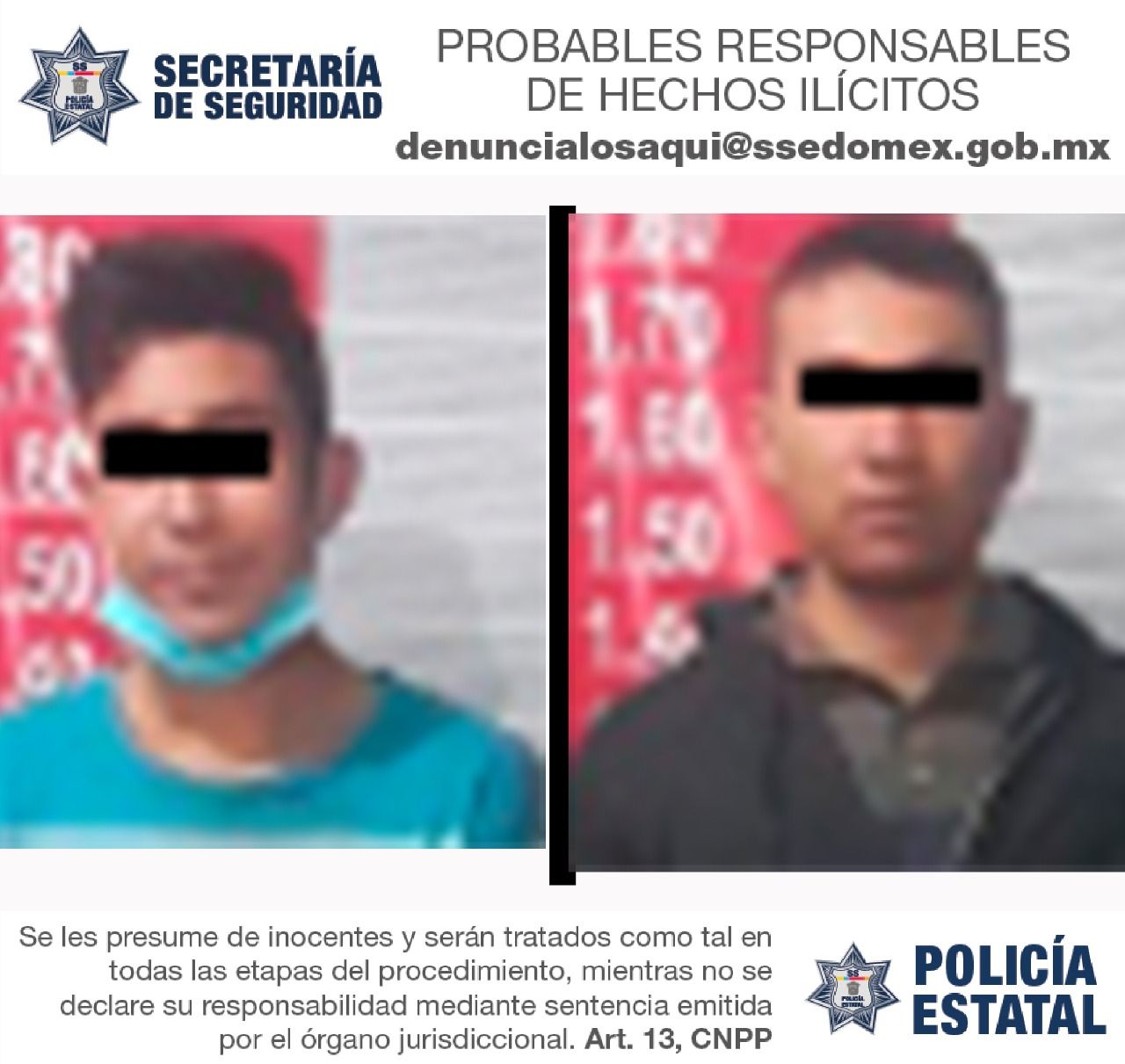 #Detienen a  dos presuntos delincuentes dedicados a robar motocicletas en Chicoloapan:SS