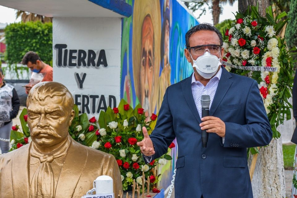 Valle de Chalco honra al general Emiliano Zapata a 141 años de su natalicio