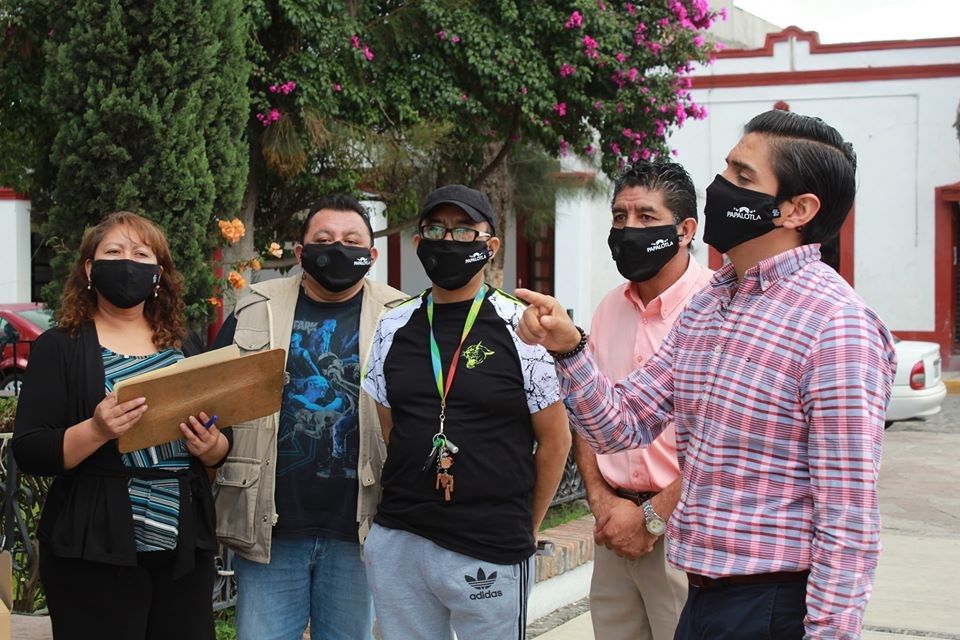 Alcalde Rodrigo Ruiz en jornadas preventivas al contagio del COVID-19