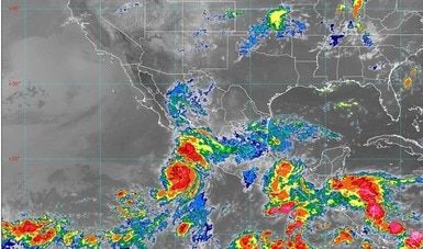 Elida ocasionará lluvias puntuales fuertes en Baja California Sur, 
Jalisco y Nayarit
