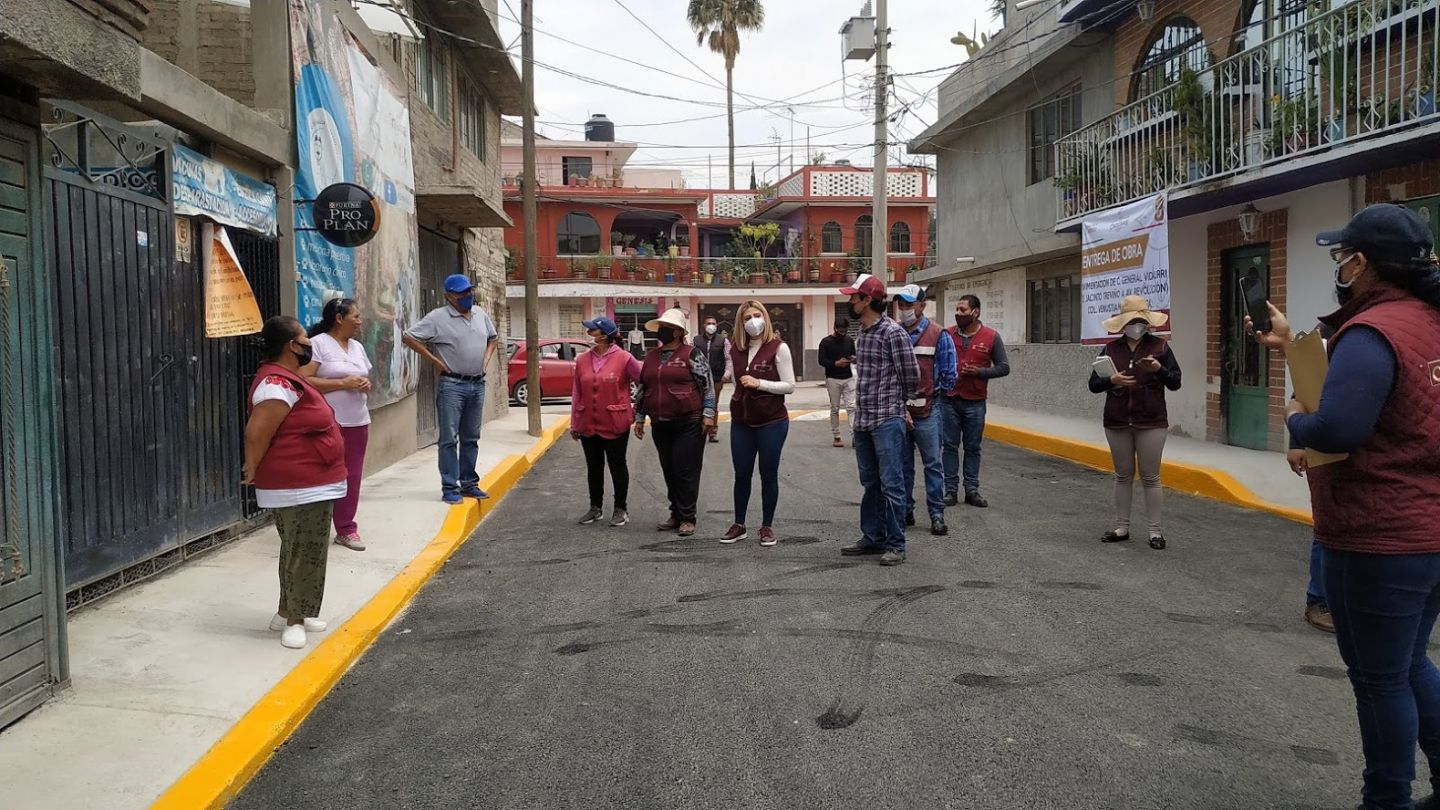 Gobierno de Chicoloapan  hizo entrega de obras en las Colonia Francisco Villa y Venustiano Carranza 