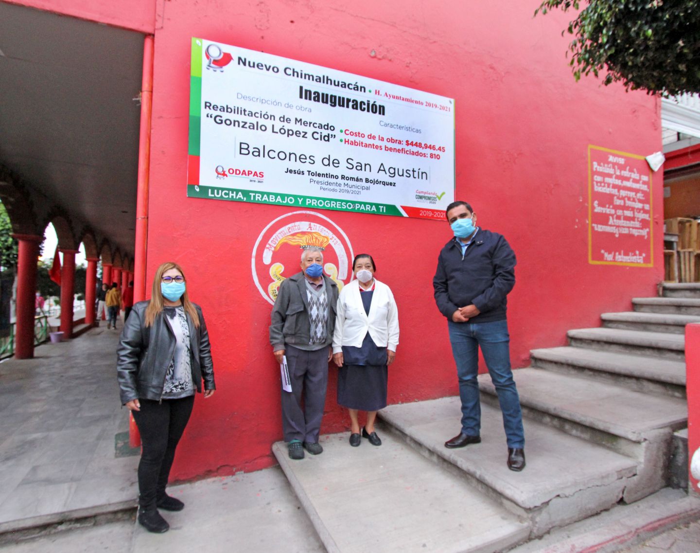 #El gobierno de Chimalhuacán rehabilito el  mercado Gonzalo López Cid