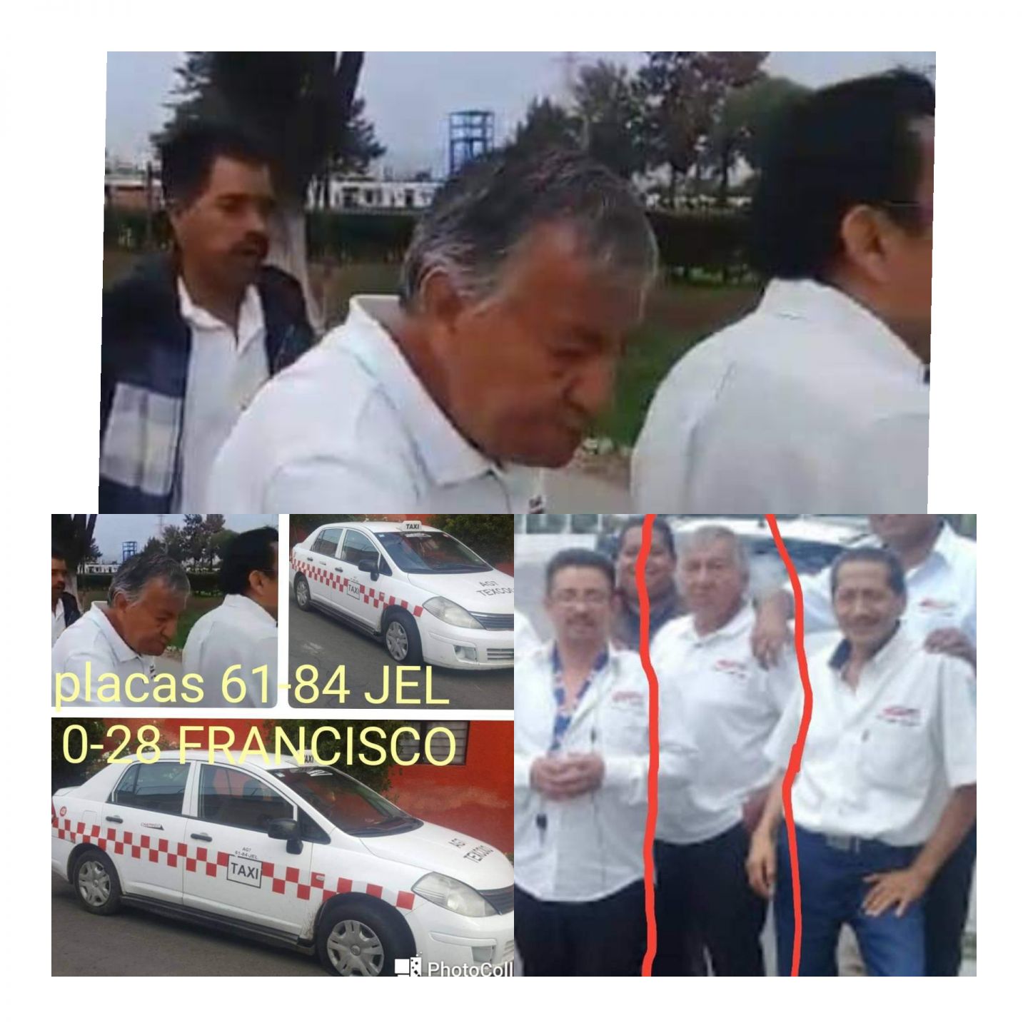 En Texcoco urge localizar a Don Francisco taxista de sitio Chapingo extraviado. 
