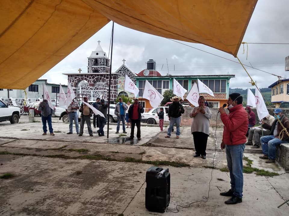 #Antorcha apoya a campesinos de seis comunidades de Ocuilan con fertilizante