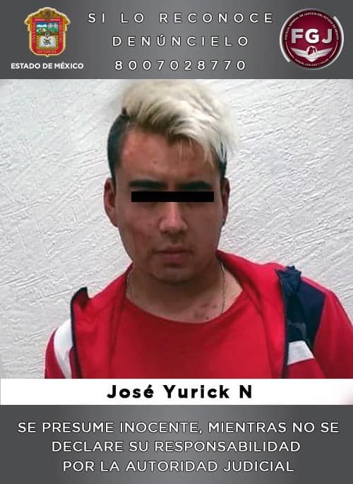 Detienen a José Yurick ’N’, de 24 años, investigado por su probable participación en los delitos de robo con violencia y robo de vehículo en #Chalco