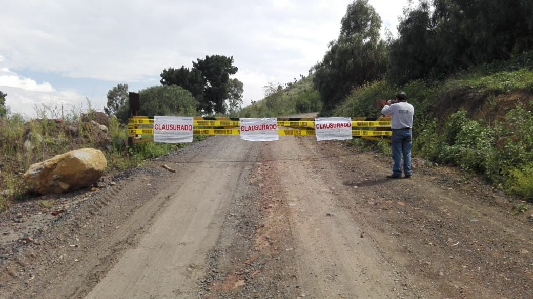 #La Procuraduría de Protección al Ambiente del Estado de México clausuro minas en Ixtapaluca
