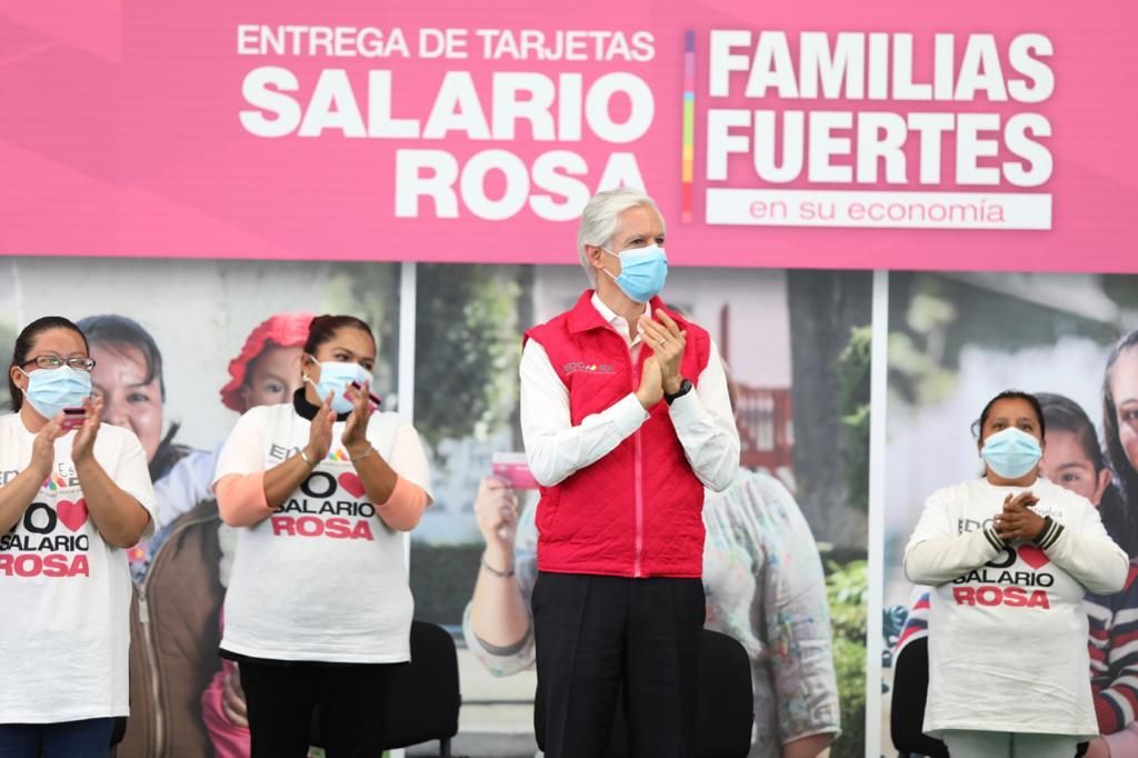 Con el Salario Rosa se apoya a las mujeres mexiquenses y se ayuda a la economía familiar: Alfredo del Mazo 