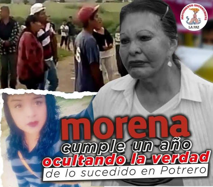 A un año #ocultando la verdad del asesinato de Karina: hechos registrados en la comunidad de Potrero de Lomas de San Sebastián 