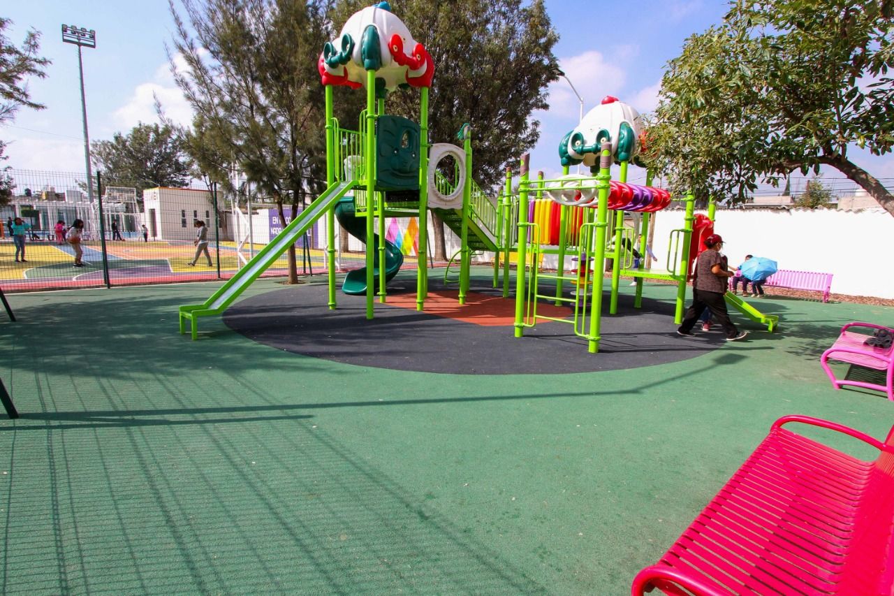 Entrega GEM infraestructura deportiva y recreativa ’Vive tu Comunidad’ en Chalco