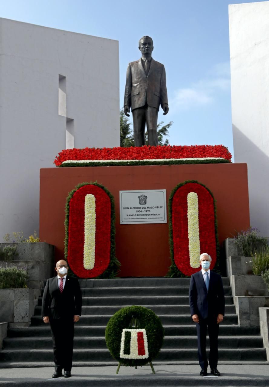 Conmemora Alfredo del Mazo aniversario del natalicio del exgobernador mexiquense Alfredo del Mazo Vélez