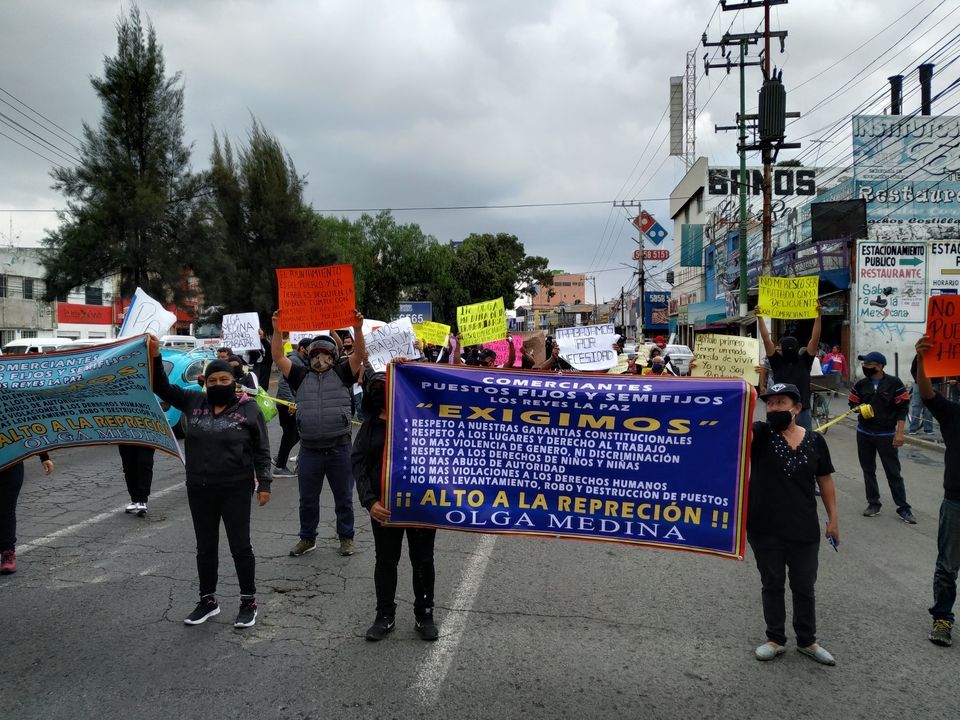 De represor tachan comerciantes al gobierno de Olga Medina Serrano en el municipio de La Paz