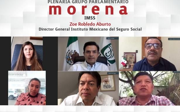Director general del IMSS comparte ante diputados de Morena acciones en el marco de la pandemia por COVID-19