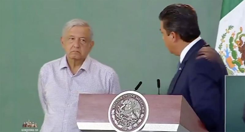 Otra mañanera incómoda entre AMLO y un gobernador, esta vez con Cabeza de Vaca, de Tamaulipas (video)
