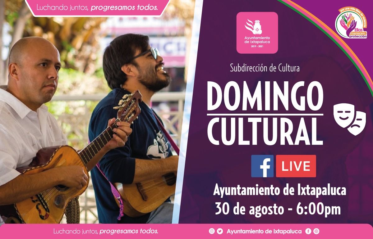 #Ofrece Ixtapaluca Domingo cultural dedicado al bolero, vía Facebook  