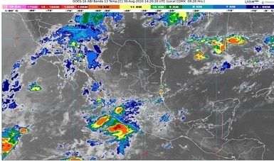 Se pronostican lluvias torrenciales para Colima, Michoacán y Nayarit,
ocasionadas por la Onda Tropical 32
