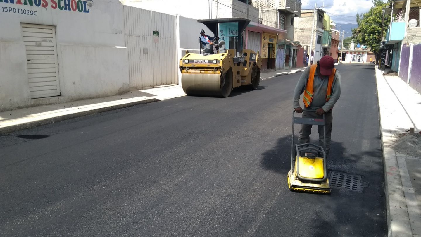 Concluyen obras en calle Moctezuma y Lerdo en Cabecera municipal de Chicolopan